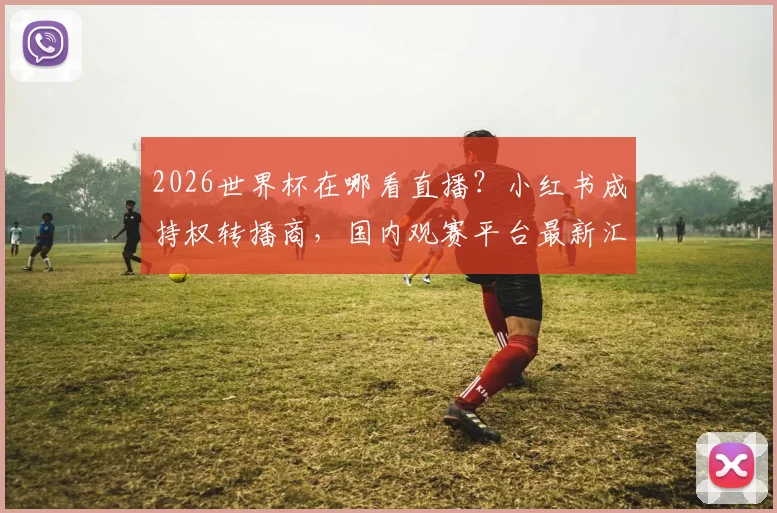 2026世界杯在哪看直播？小红书成持权转播商，国内观赛平台最新汇总与使用指南